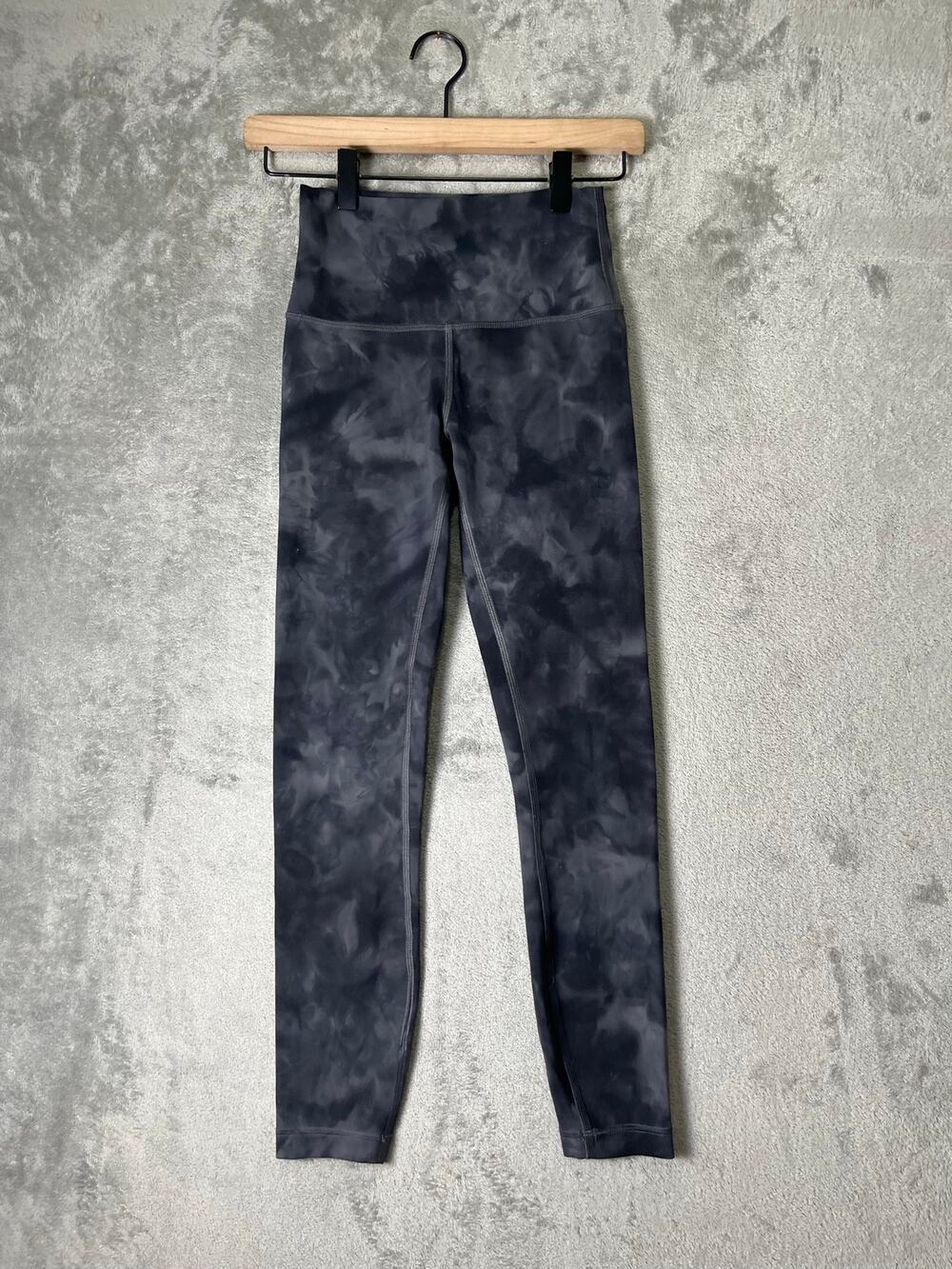 Lululemon Align High-Rise Leggings 25" Diamond Dye Pitch Grey Graphite Grey 4